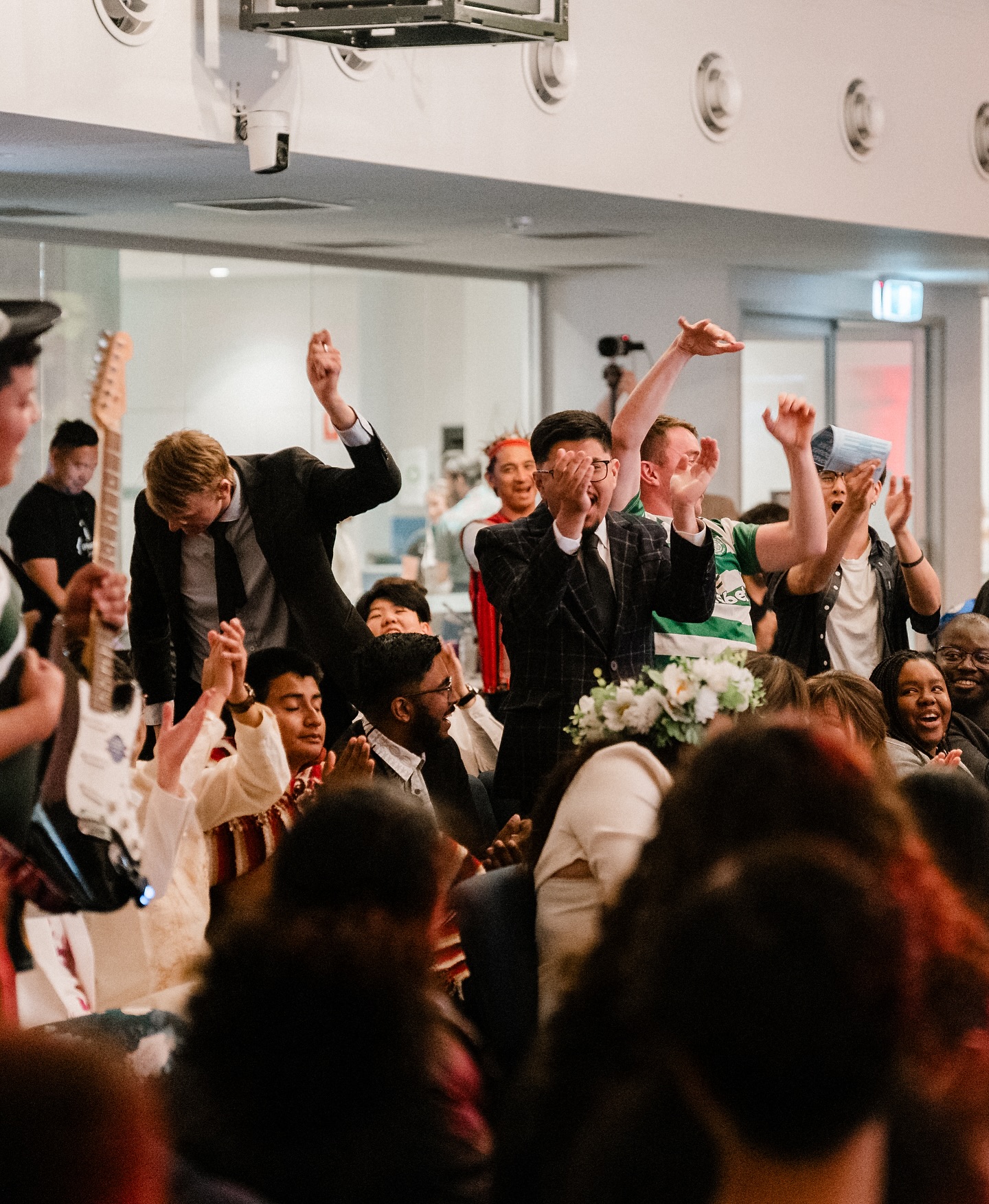 Joyful worship celebration